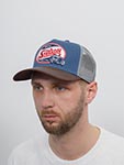 Бейсболка STETSON арт. 7761120 TRUCKER CAP RIDING HOT ROD (синий / коричневый)